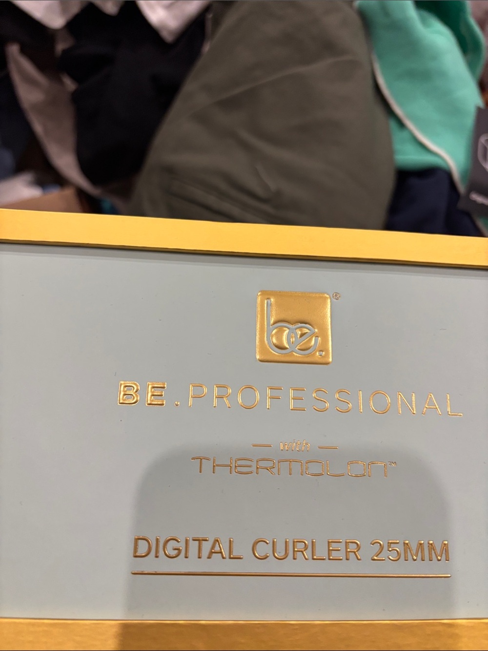 Digital Curler 25mm in Gold/White
